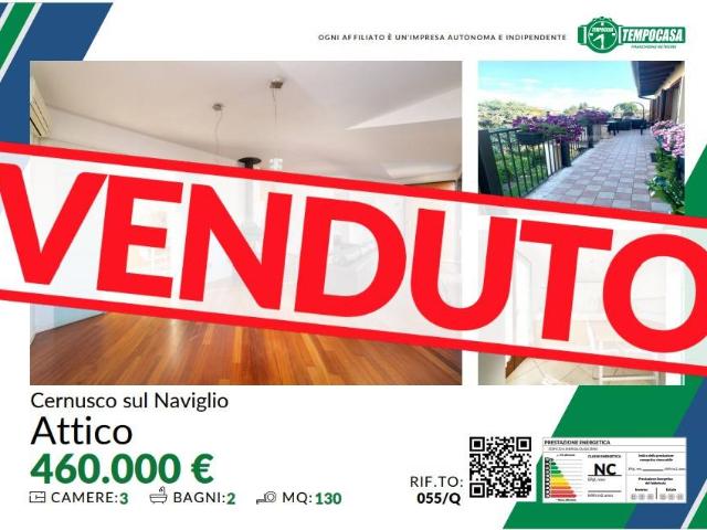 Attico in vendita a Cernusco Sul Naviglio, Lombardia