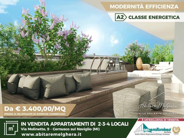 Attico in vendita a Cascina Molinetto, Cernusco Sul Naviglio