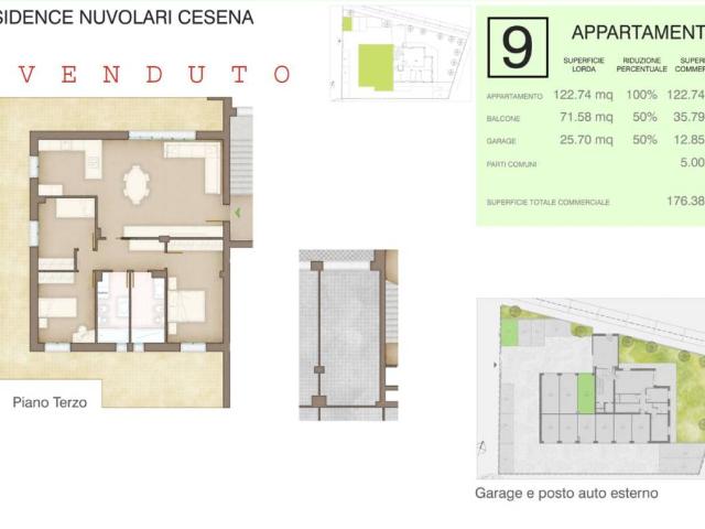 Attico in vendita a Unione dei comuni Valle del Savio, Cesenà