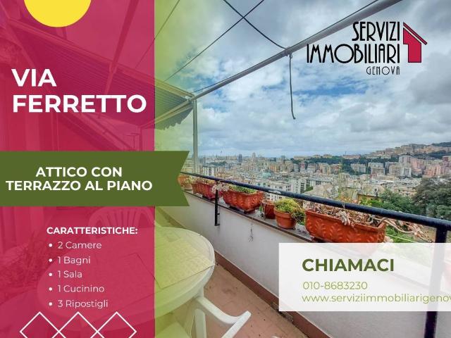 Attico in vendita a San Fruttuoso, Genova