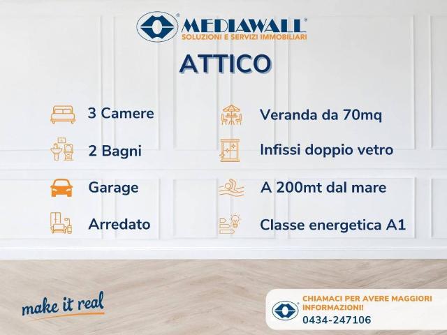 Attico in vendita a Lignano Riviera, Lignano Pineta