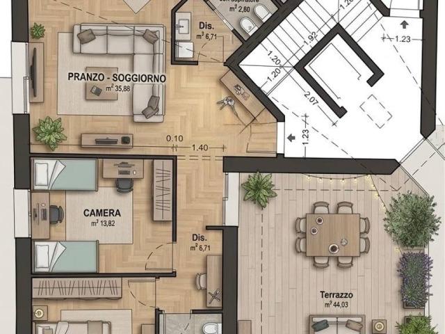 Attico in vendita a Unione dei comuni del Distretto Ceramico, Maranello