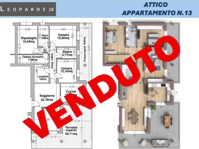 Attico in vendita a Ravello, Parabiago