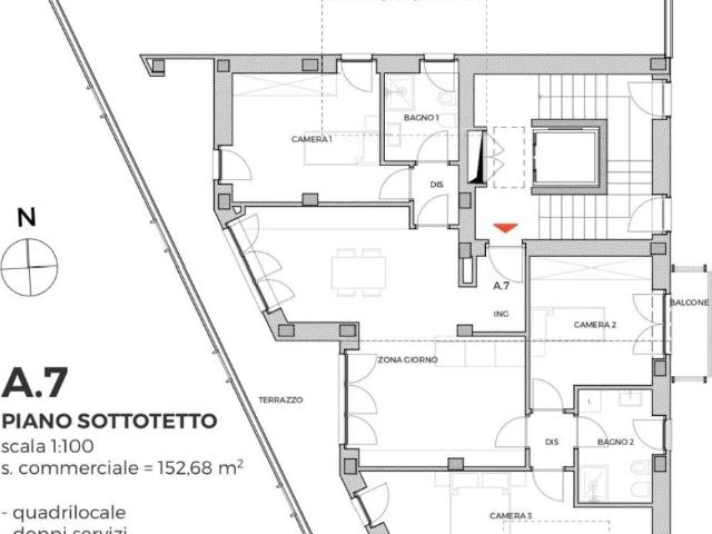 Attico in vendita a Piemonte, Torino