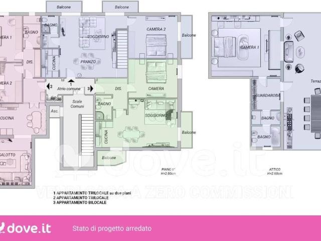 Attico in vendita a Centro Direzionale, Prato