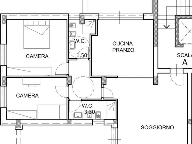 Attico in vendita a Centro Direzionale, Prato