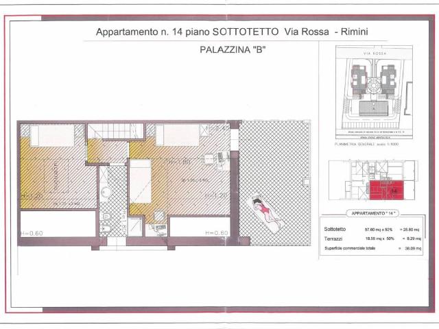 Attico in vendita a Rimini, Reggio Emilia