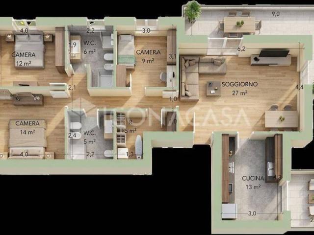 Attico in vendita a Tresinaro - Secchia, Re