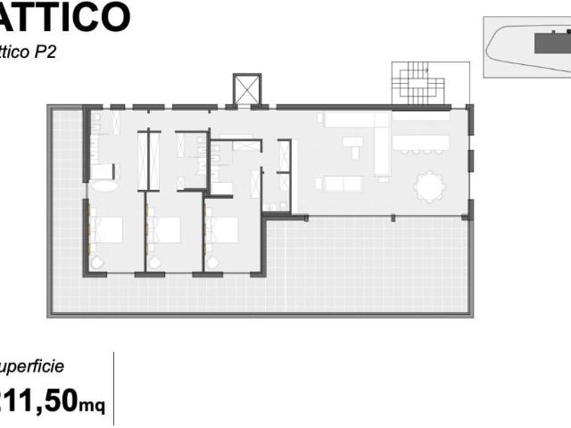 Attico in vendita a Sarnico, Lombardia
