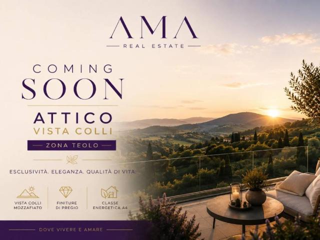 Attico in vendita a Teolo, Tramonte