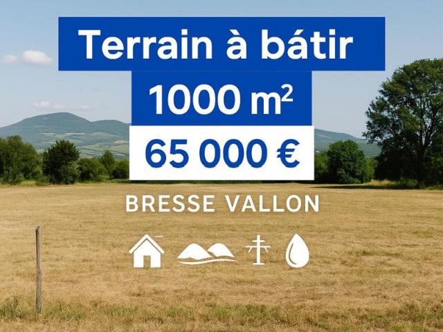 Terrain vente à Bourg-en-Bresse, Attignat