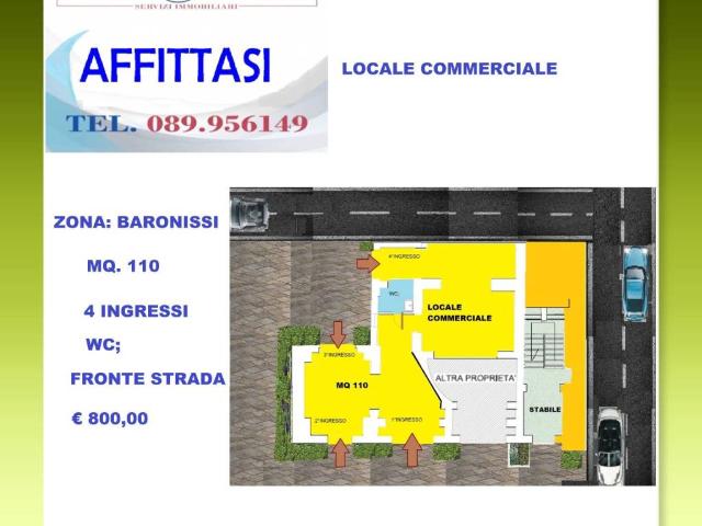 Locale Commerciale in affitto a Calvi, Baronissi