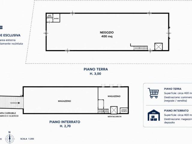 Locale Commerciale in vendita a Tempagnano di Lunata, Bagni Di Lucca Ponte