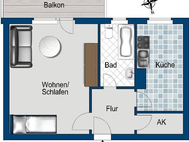 Apartment mieten in Britz, Berlin
