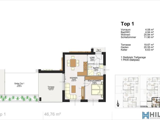 Etagenwohnung kaufen in Gamlitz