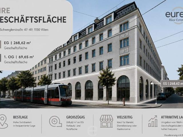 Gewerbe mieten in KG Fünfhaus, Wien