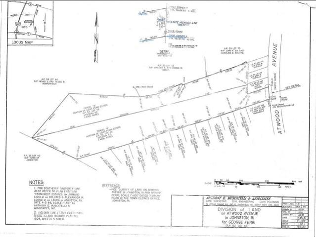 Land for sale in Johnston, Rhode Island