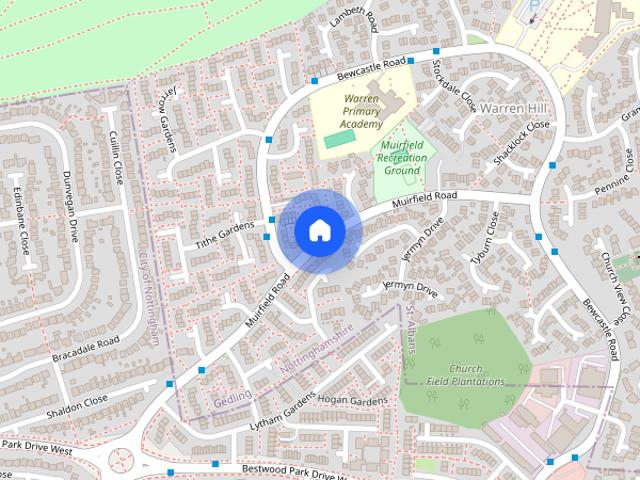 House for rent in Warren Hill, Gedling
