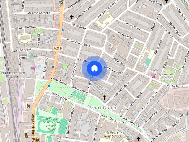 House for rent in Brook Green, Greater London