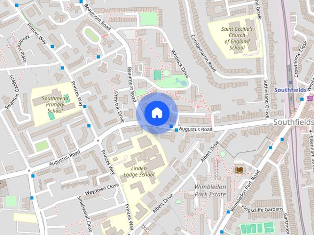 Apartment for rent in Southfields, Greater London