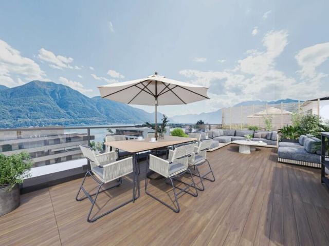 Attikawohnung kaufen in Minusio, Tessin