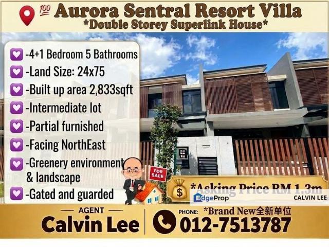 House for sale in Aurora Sentral, Iskandar Puteri