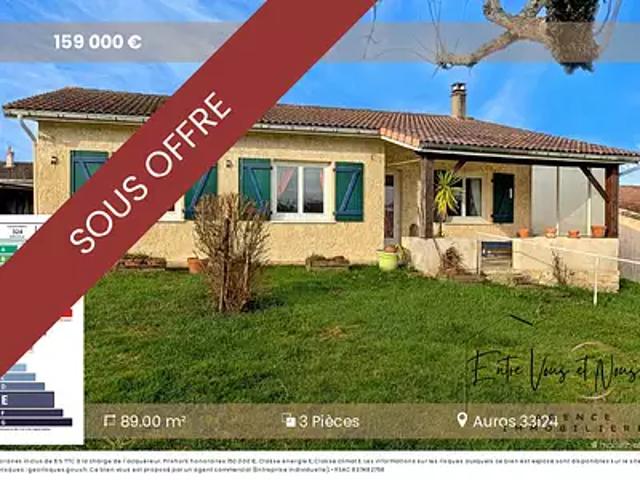 Maison vente à Langon, Auros