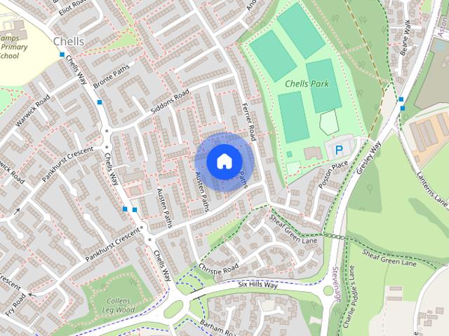 House for rent in Chells, Stevenage