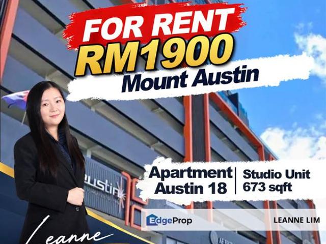 Condominium for rent in Taman Mount Austin Perdana, Johor Bahru