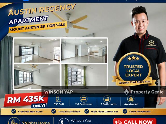 Apartment for sale in Johore Bahru, Johor