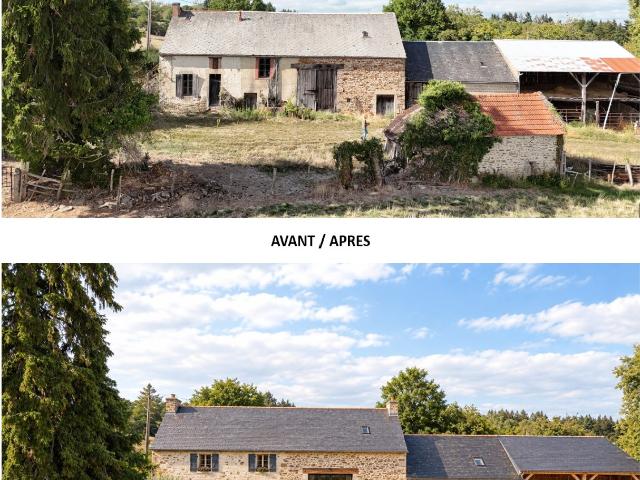 Ferme vente à Aubusson, Boussac
