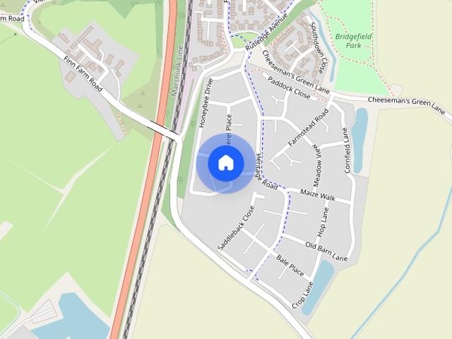 House for rent in Cheeseman's Green, Bridgefield