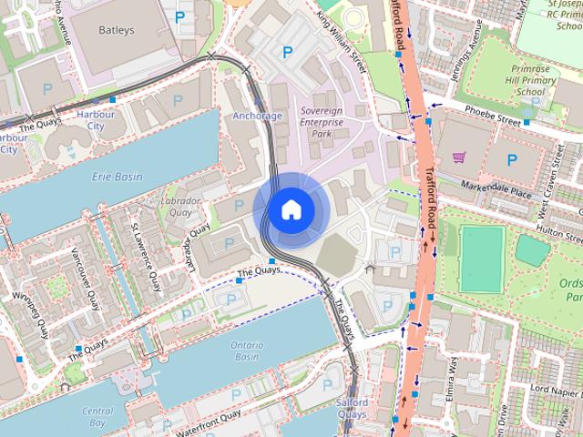 Studio for rent in Salford Quays, Salford