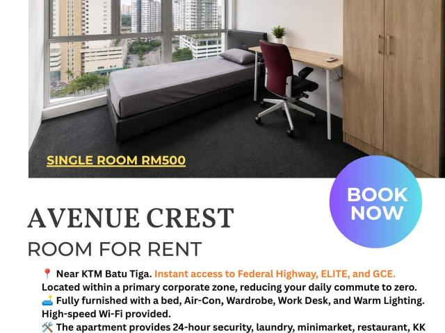 Room for rent in Seksyen 22, Shah Alam