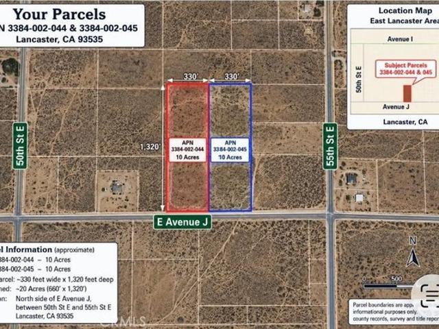 Land for sale in Lancaster, California