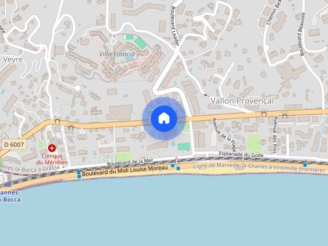 Appartement location à Font de Veyre, Cannes