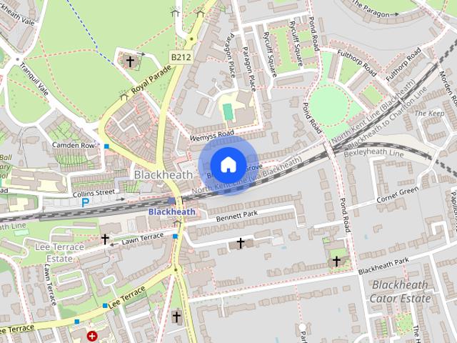 Apartment for rent in London Borough of Lewisham, Blackheath