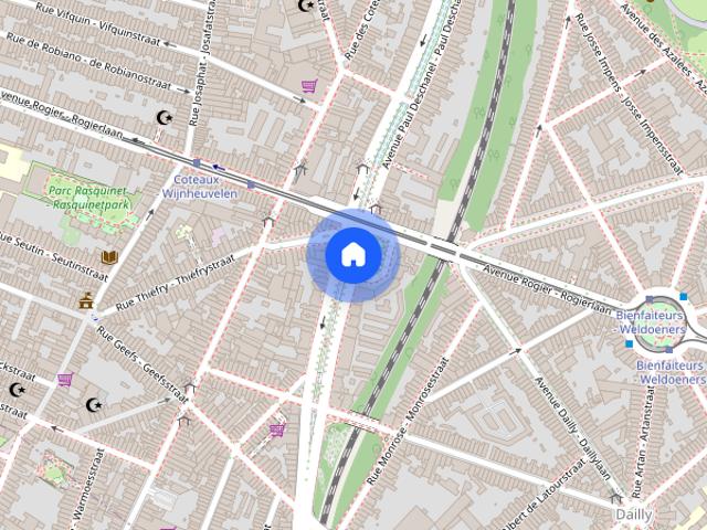 Appartement location à Dailly, Schaerbeek - Schaarbeek