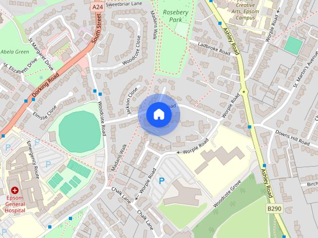 House for rent in Woodcote, Epsom
