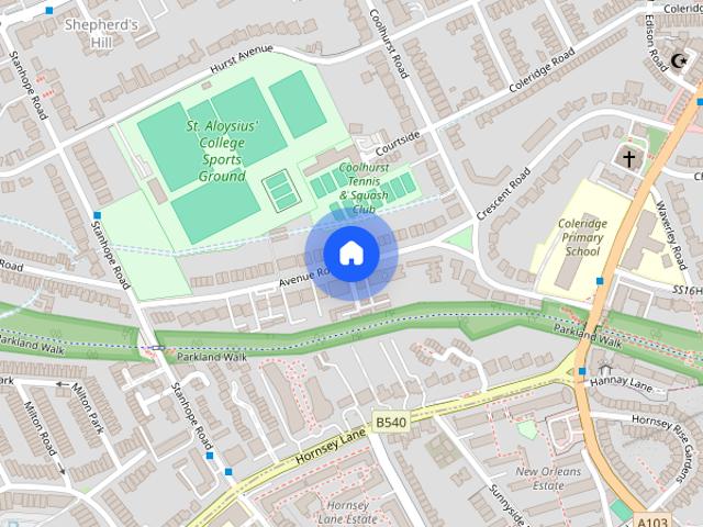 Apartment for rent in Shepherd's Hill, Crouch End