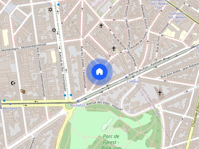Kamer location à Vorst, Bruxelles