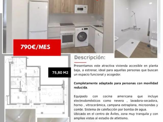 Apartamento en alquiler en Avilés