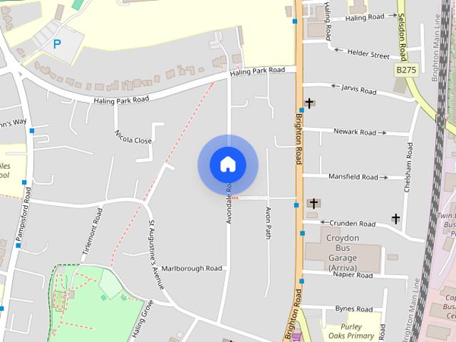 Apartment for rent in London Borough of Croydon, Waddon