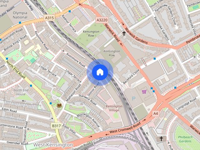 Apartment for rent in West Kensington, Greater London