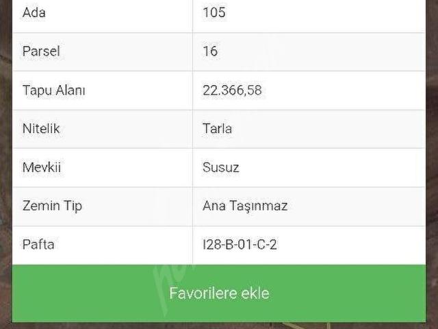Ayaş, Ankara içerisinde satılık Arsa