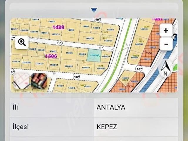 Kepez, Antalya içerisinde satılık Arsa