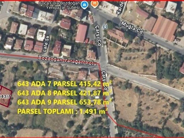 Çarşı Mahallesi, Bozdoğan içerisinde satılık Arsa