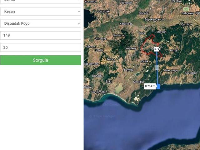Dişbudak, Keşan içerisinde satılık mülk