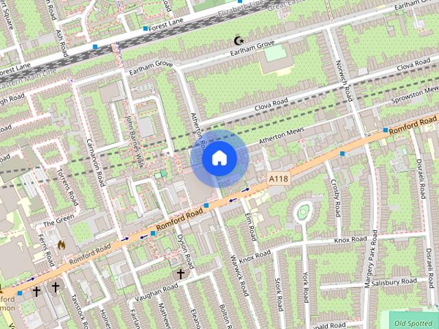 Apartment for rent in Maryland, Greater London