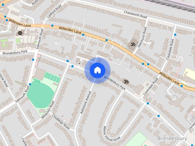 House for rent in Brondesbury, Greater London